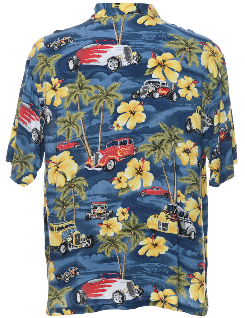 Floral Hawaiian Shirt - M