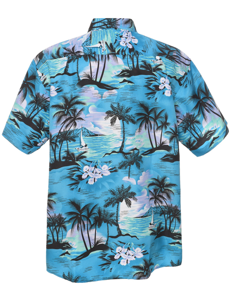 Floral Hawaiian Shirt - L