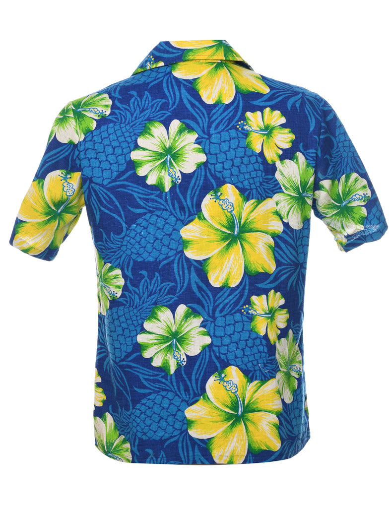 Floral Hawaiian Shirt - M