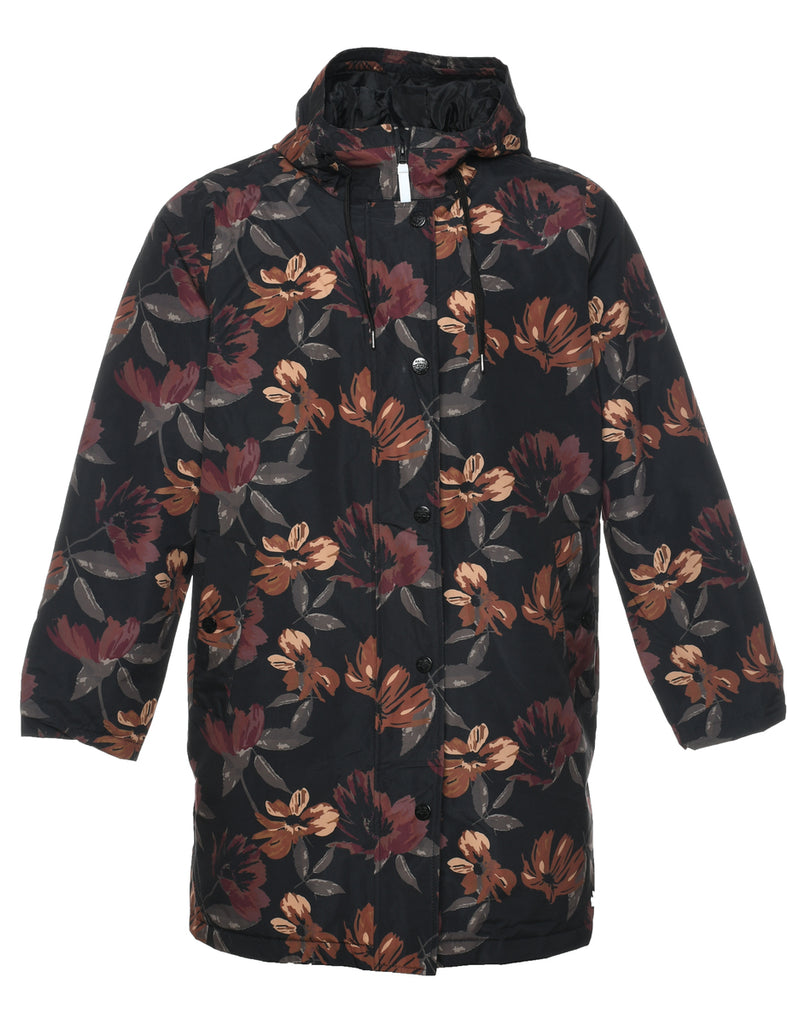 Floral Print Mountaineering Jacket - L