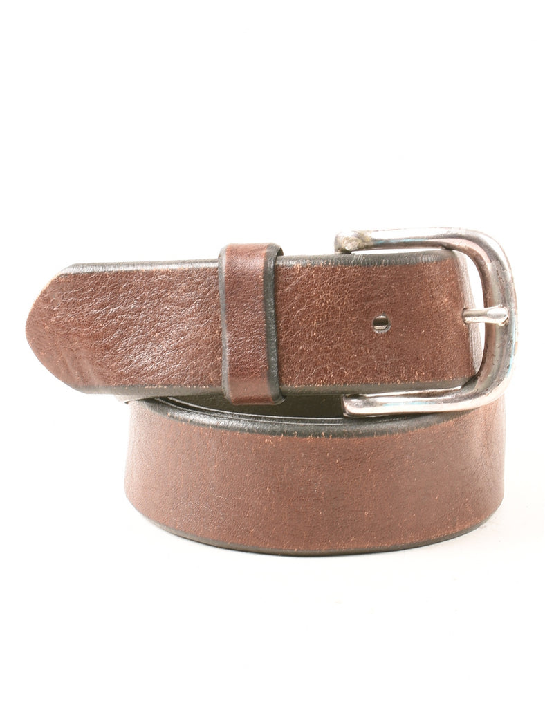 Fossil Brown Leather Belt - M