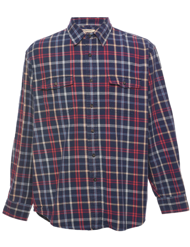 G.H. Bass Checked Shirt - L