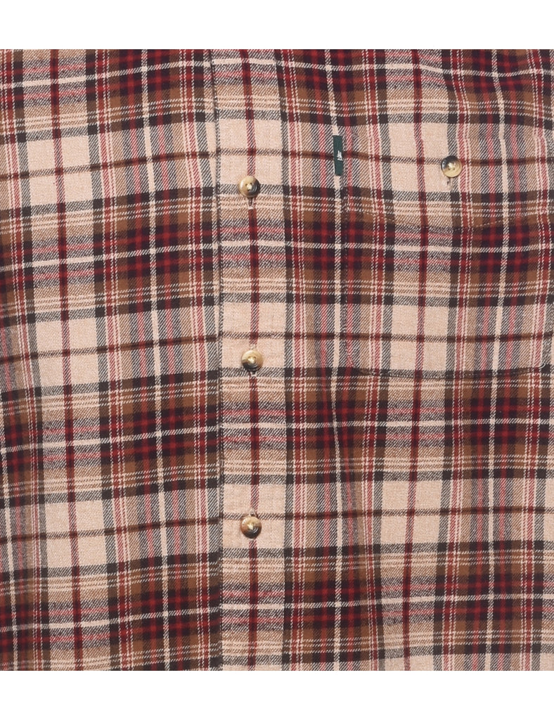 G.H. Bass Checked Shirt - M