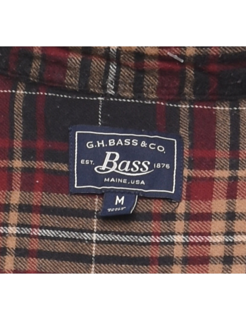 G.H. Bass Checked Shirt - M