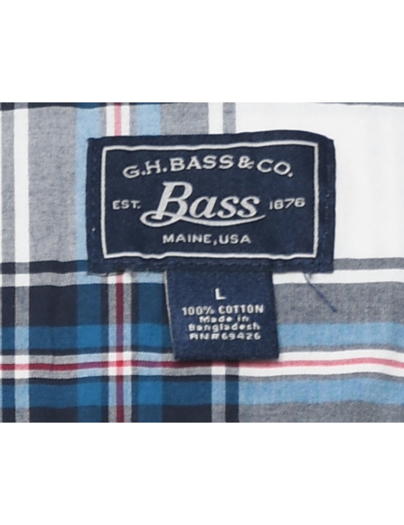 G.H. Bass Checked Shirt - L