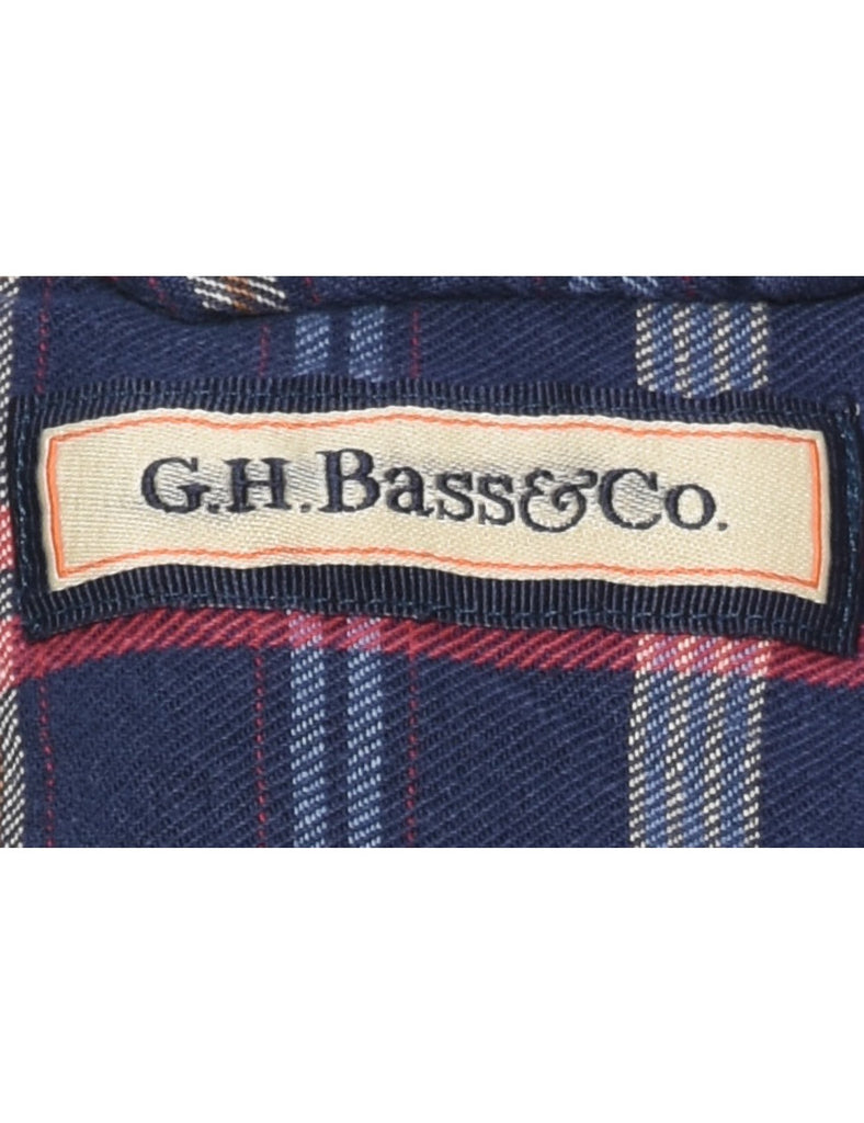 G.H. Bass Checked Shirt - L