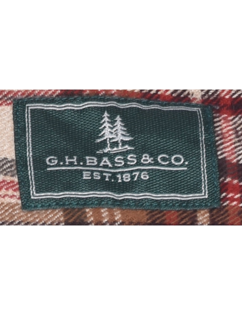 G.H. Bass Checked Shirt - M