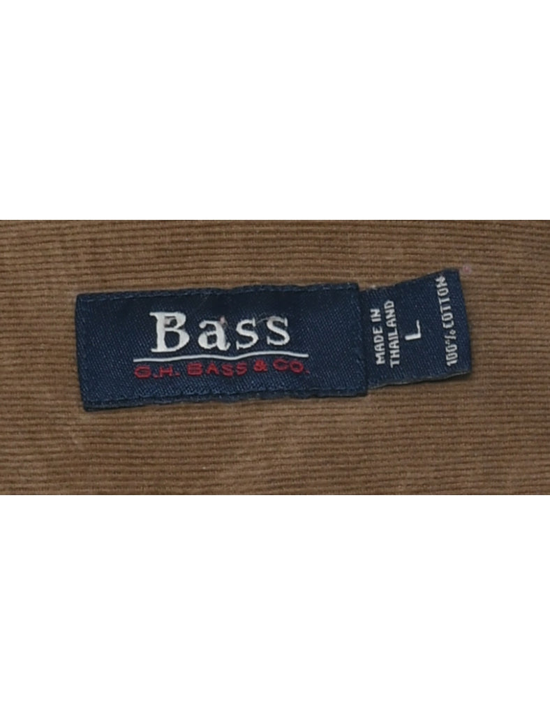 G.H. Bass Corduroy Shirt - L