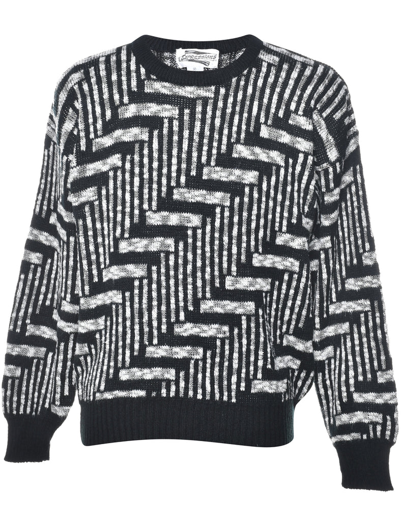 Geometric Pattern Jumper - M