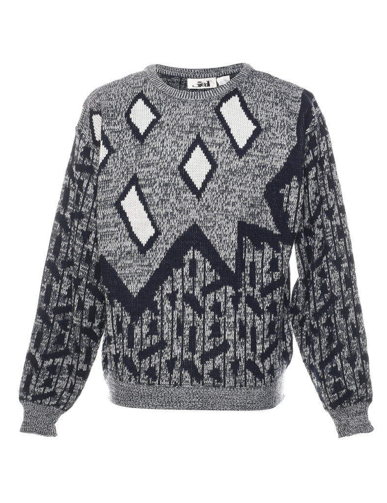 Geometric Pattern Jumper - L