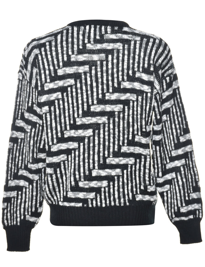 Geometric Pattern Jumper - M