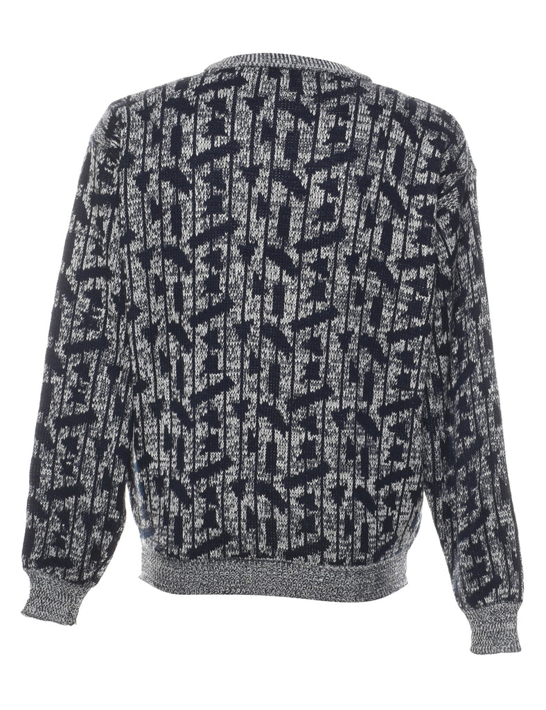 Geometric Pattern Jumper - L