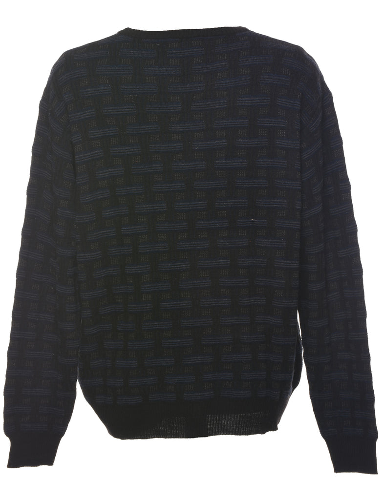 Geometric Pattern Jumper - L