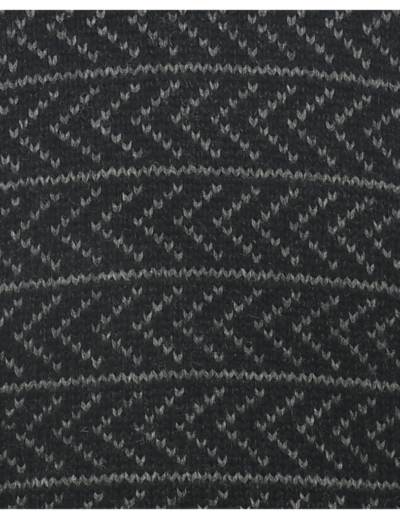 Geometric Pattern Jumper - L