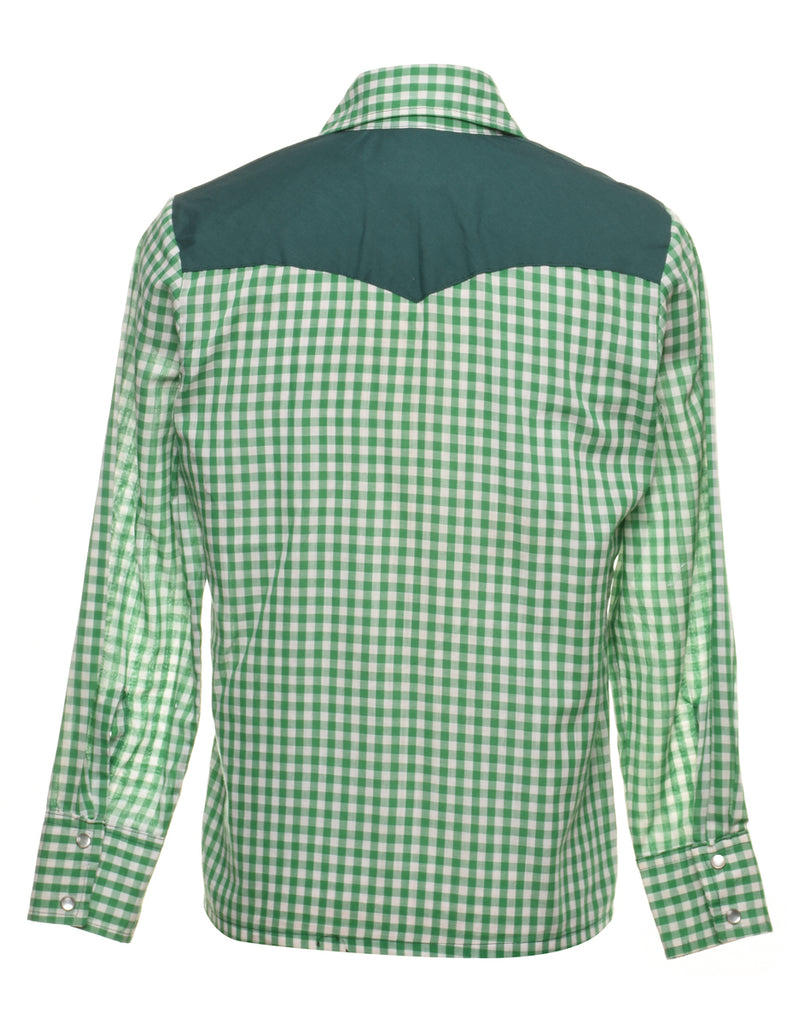 Gingham Western Shirt - S