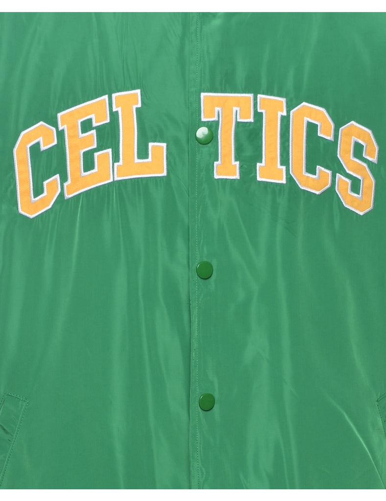 Green & Yellow Celtics Bomber Jacket - XL