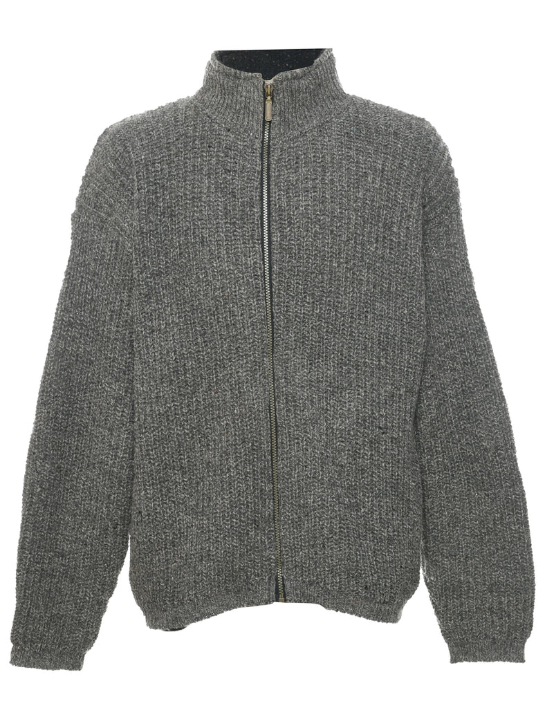 Grey Cardigan - L