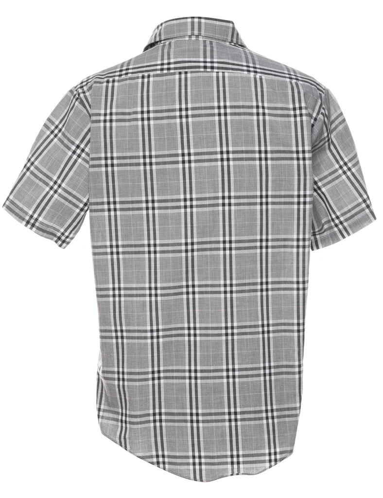 Grey Checked Shirt - M