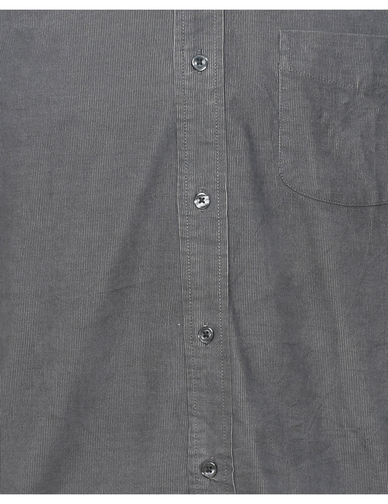 Grey Corduroy Shirt - L