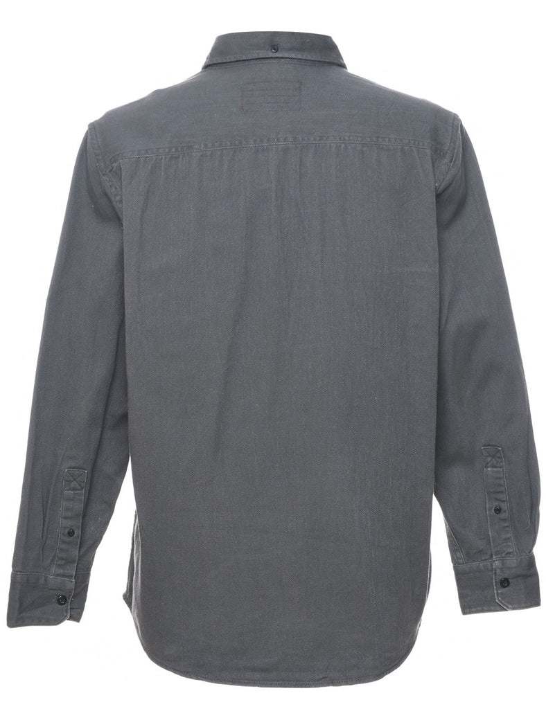 Grey Denim Shirt - L