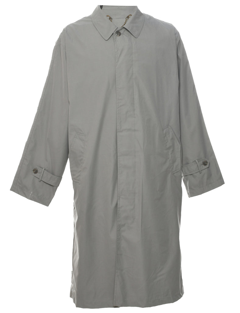 Grey Trench Coat - L