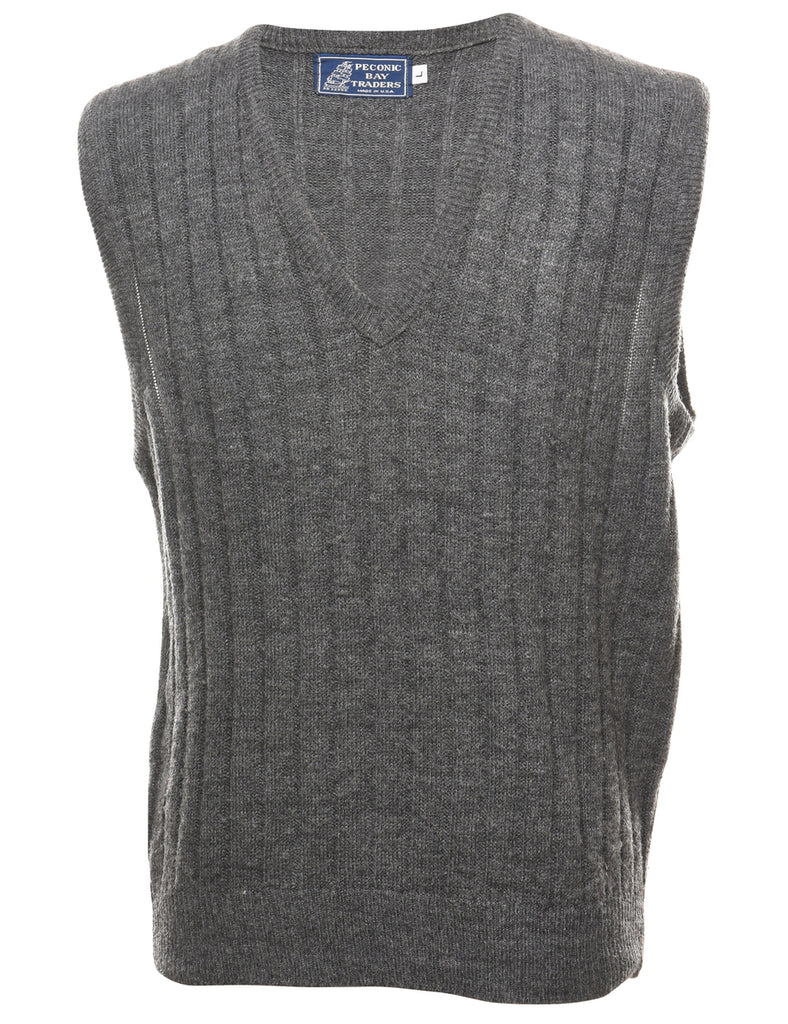 Grey Vest - L