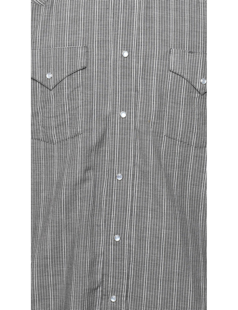 Grey Western Shirt - L