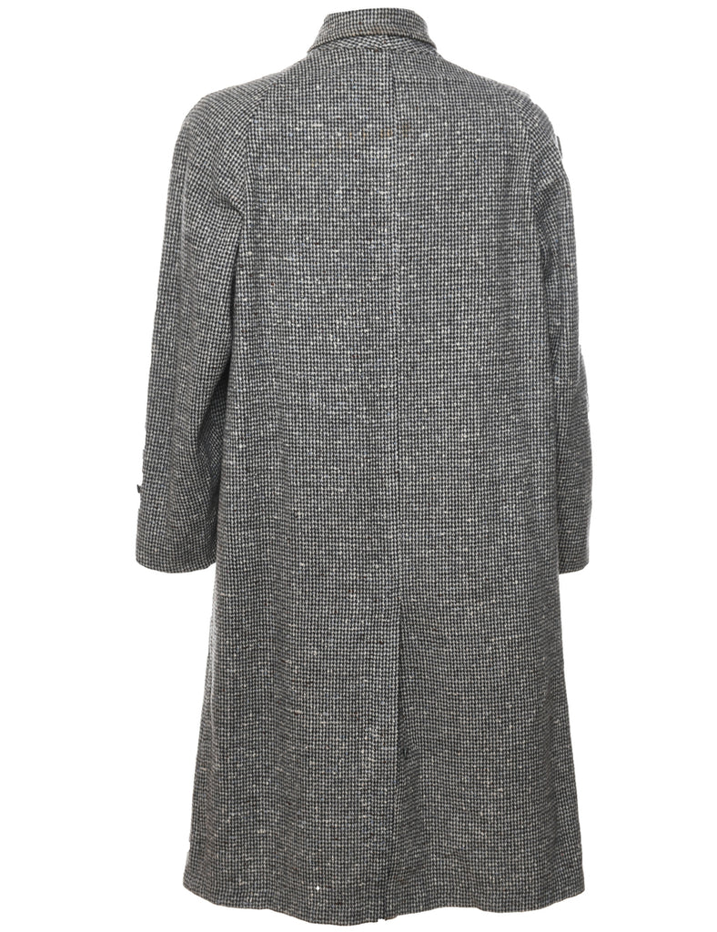 Grey Wool Coat - L