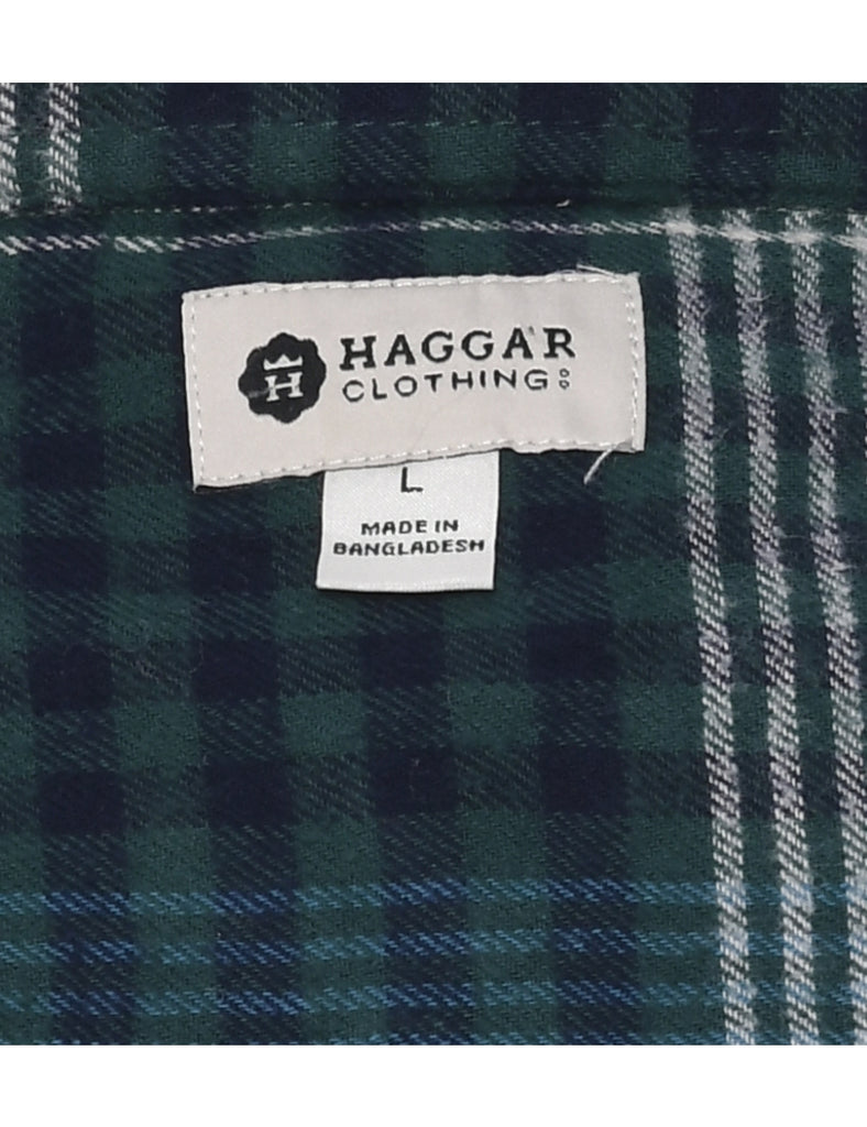 Haggar  Checked Shirt - L