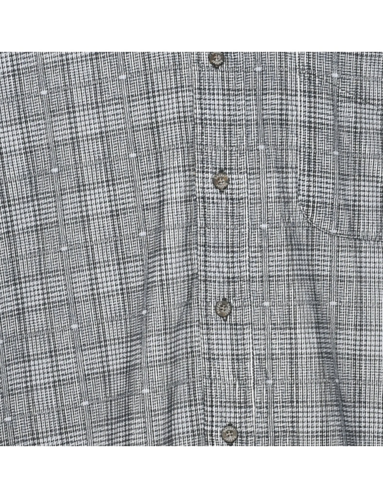 Haggar  Corduroy Checked Shirt - M