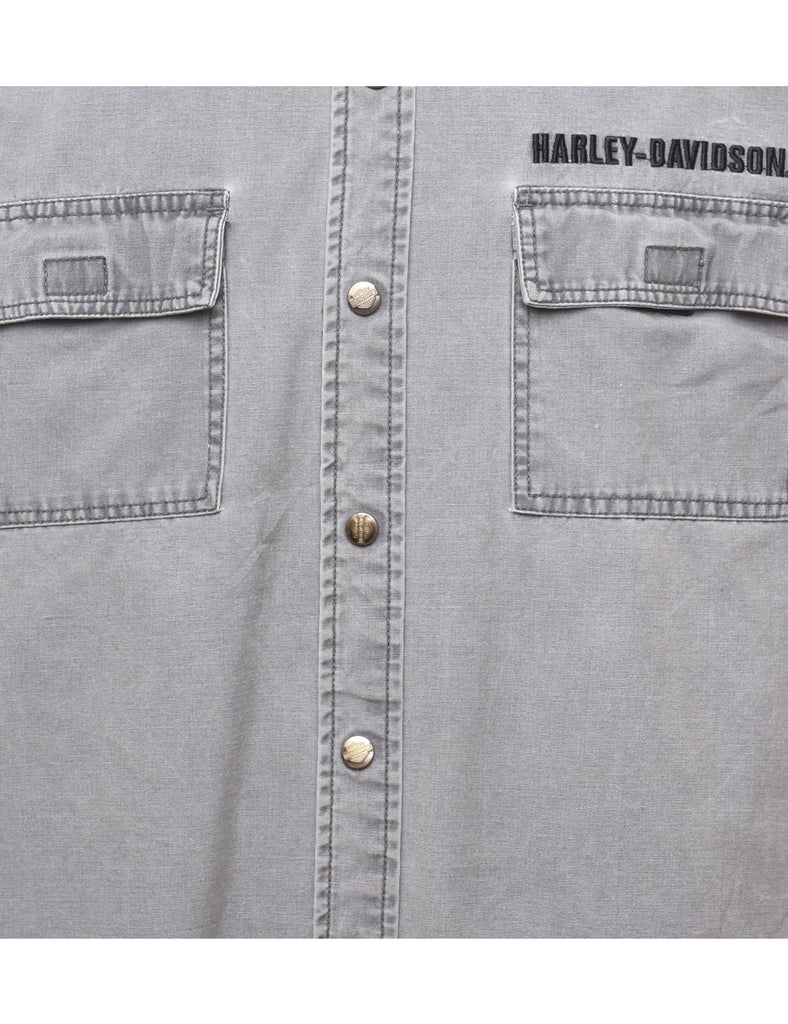 Harley Davidson Denim Shirt - L