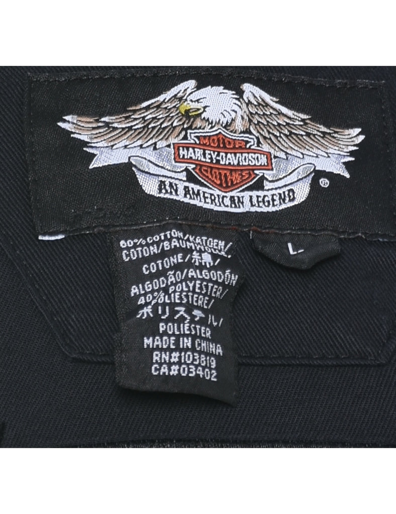 Harley Davidson Denim Shirt - L