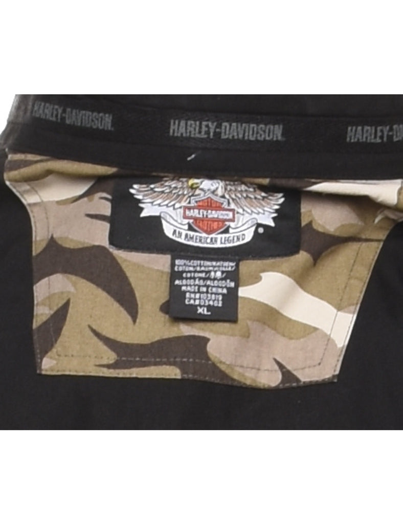 Harley Davidson Embroidered Smart Shirt - XL