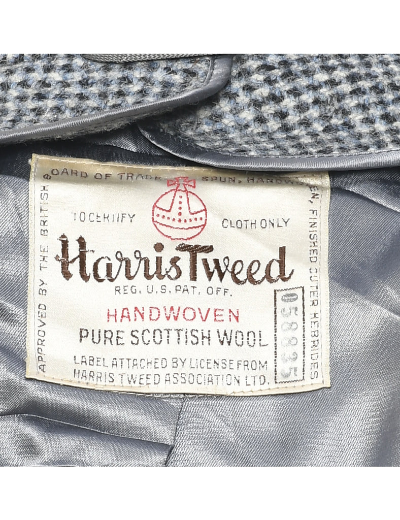 Harris Tweed Wool Coat - XL