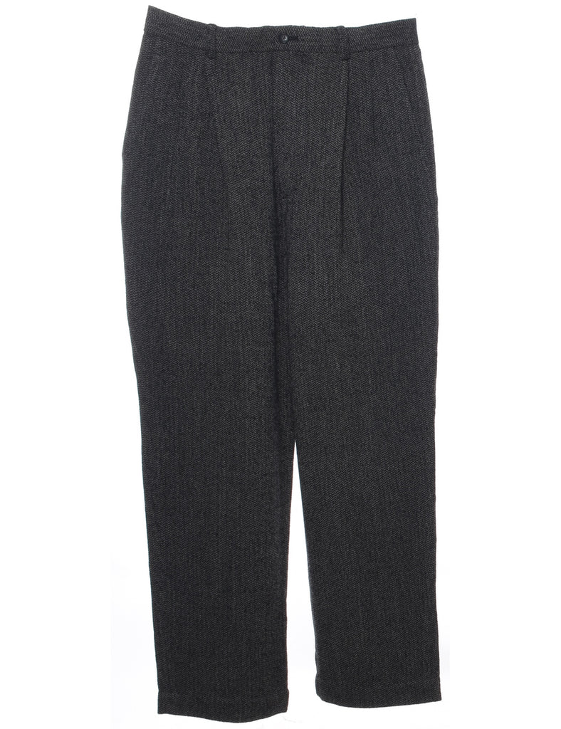 Herringbone Tweed Trousers - W32 L28