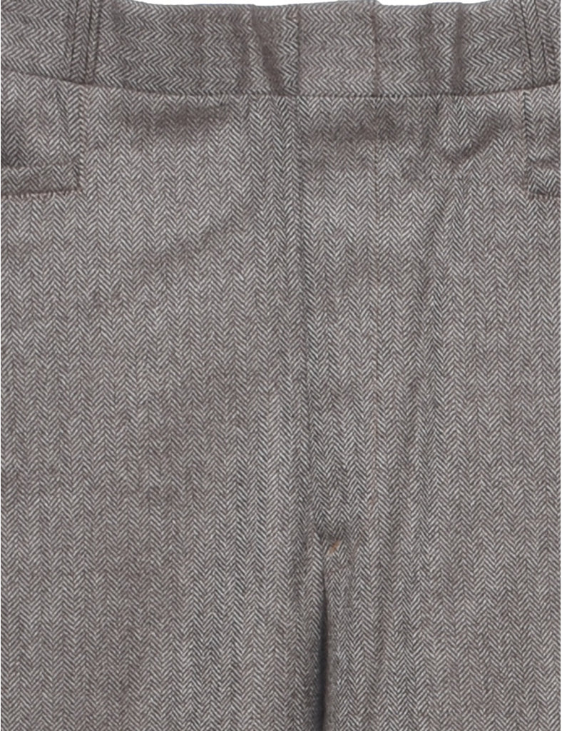 Herringbone Tweed Trousers - W35 L31