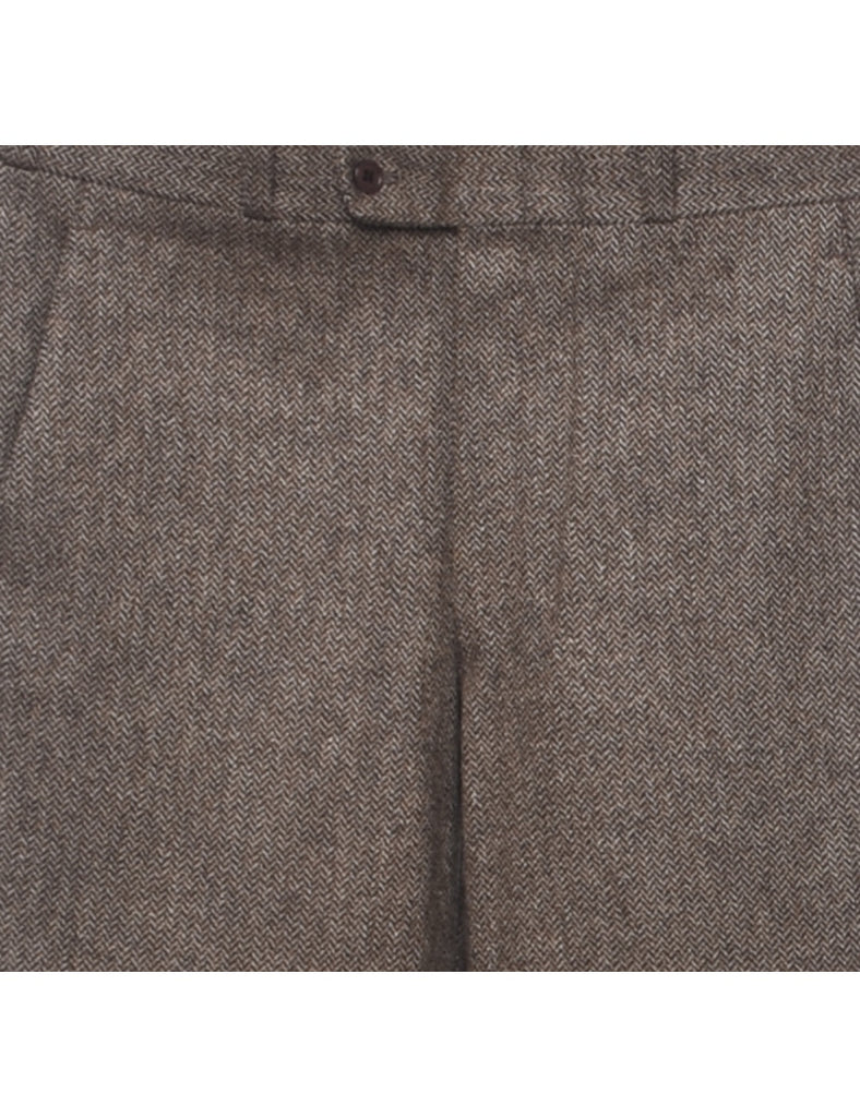 Herringbone Tweed Trousers - W35 L29