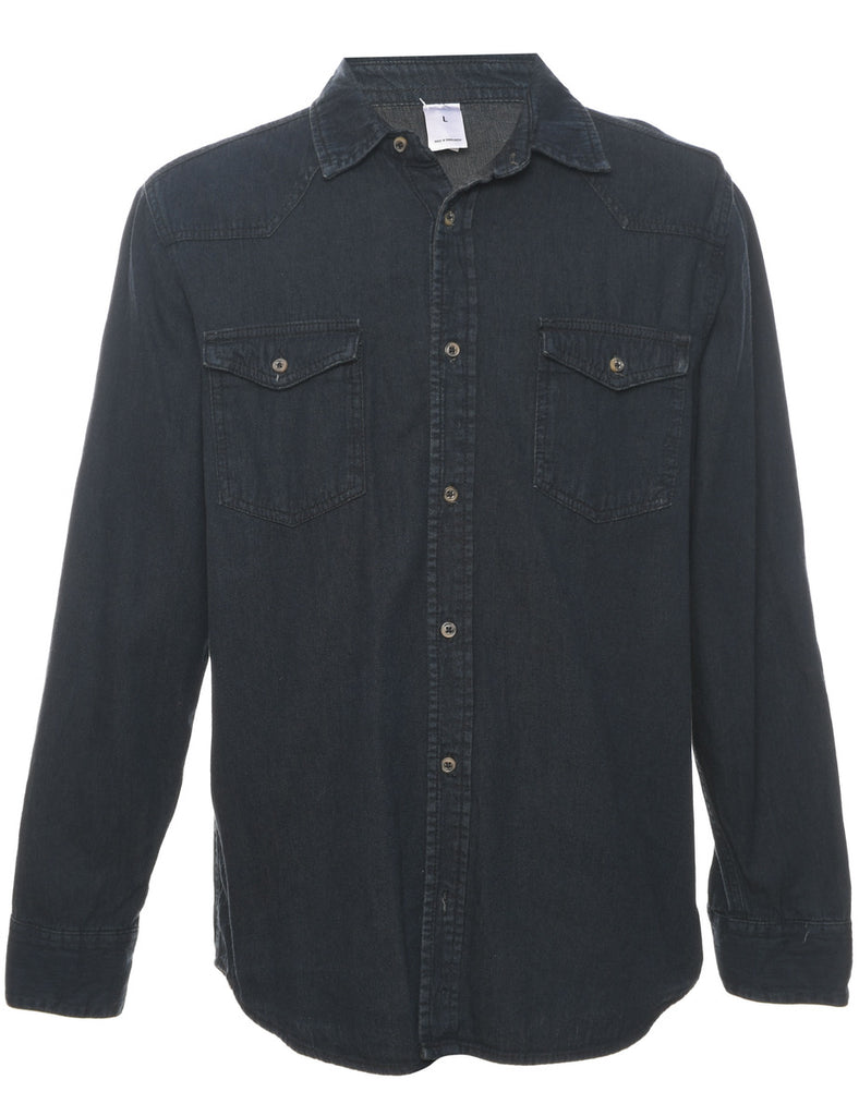 Indigo Denim Shirt - L