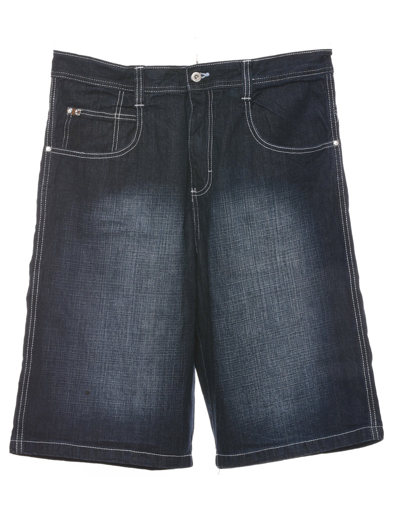 Indigo Denim Shorts - W38 L14