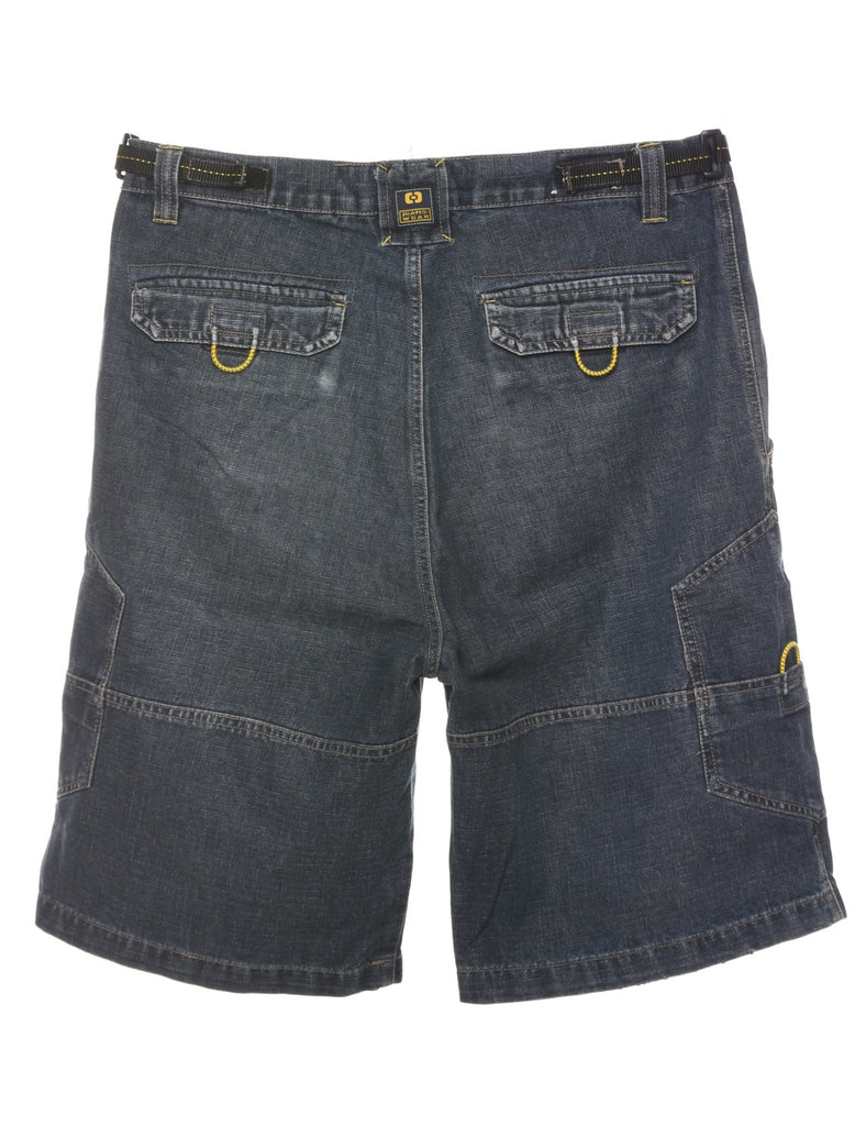 Indigo Denim Shorts - W34 L10