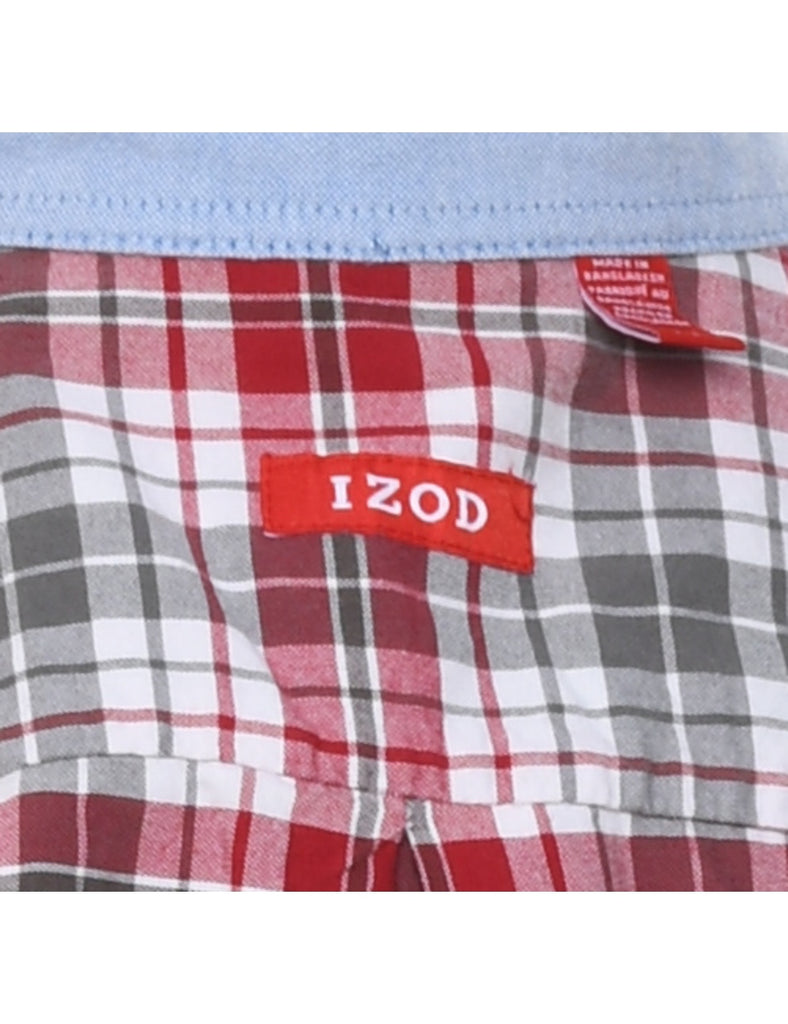 Izod Checked Shirt - L