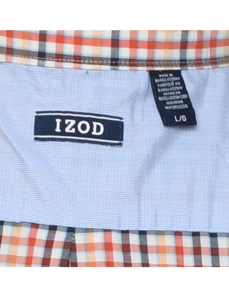 Izod Checked Shirt - L