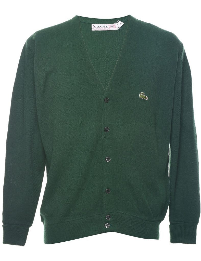 Izod Green Cardigan - M