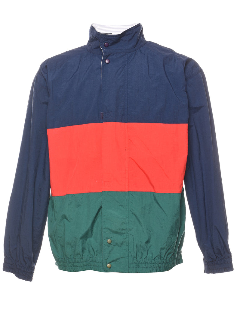 Izod Multi-Colour Zip-Front Nylon Jacket - XL