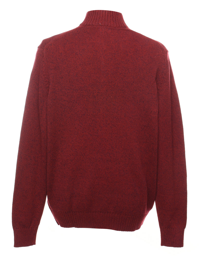 Izod Polo Neck Jumper - L