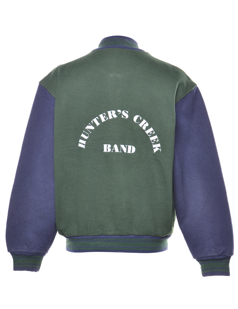 Jacket Style Hunter's Creek Band Printed Sweatshirt - M