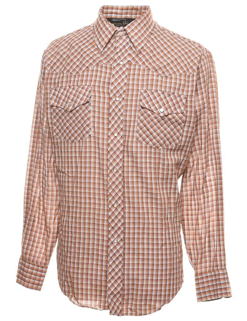 JC Penney Western Shirt - L