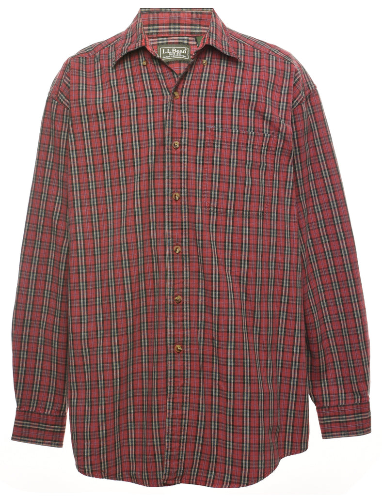 L.L. Bean Checked Shirt - M