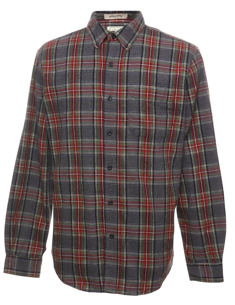 L.L. Bean Checked Shirt - L