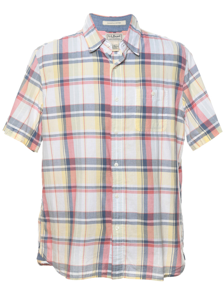 L.L. Bean Checked Shirt - L